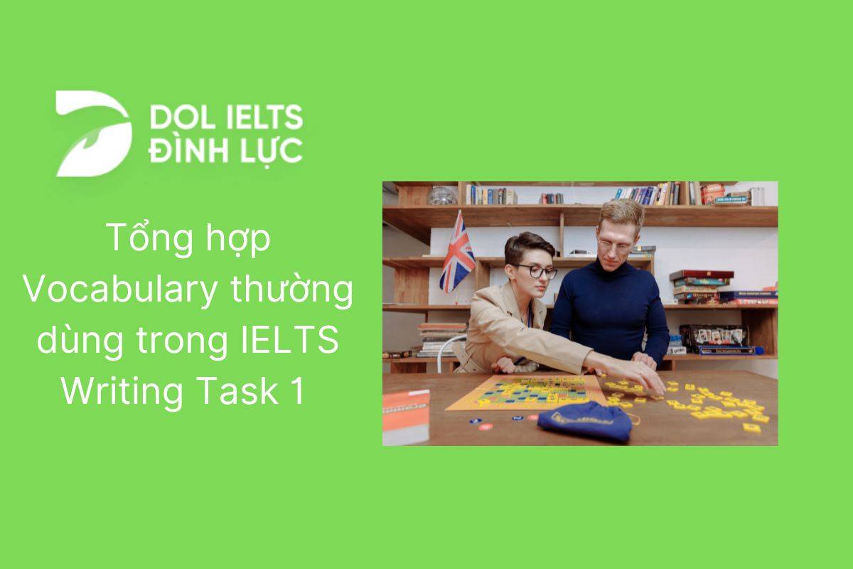 Tổng hợp Vocabulary thường dùng trong IELTS Writing Task 1