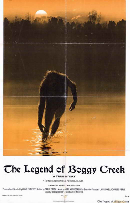 Image result for legend of boggy creek movie poster