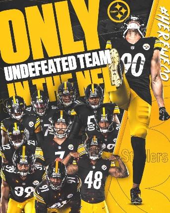 Pittsburgh Steelers on Twitter: "List of undefeated teams in the NFL: 1. Us  #HereWeGo… "
