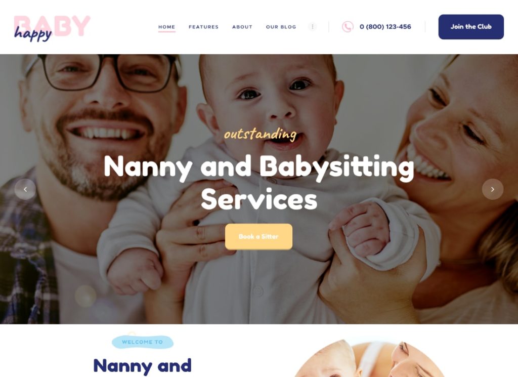 selamat sayang |  Tema WordPress Layanan Babysitting & Nanny Anak