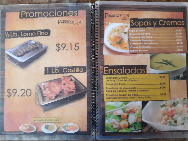 Teléfono de La Parrilla D' Sol