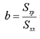 Fórmula para encontrar a variável de inclinação da reta
