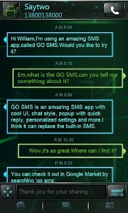 GO SMS Pro Android Theme apk Review