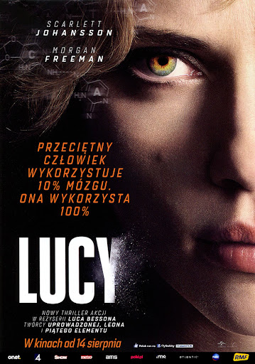 Przód ulotki filmu 'Lucy'