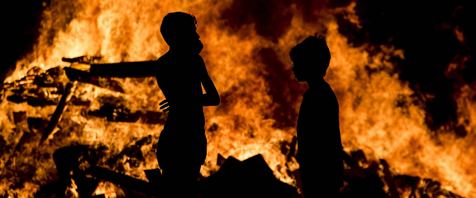 La noche de los Júas de Málaga