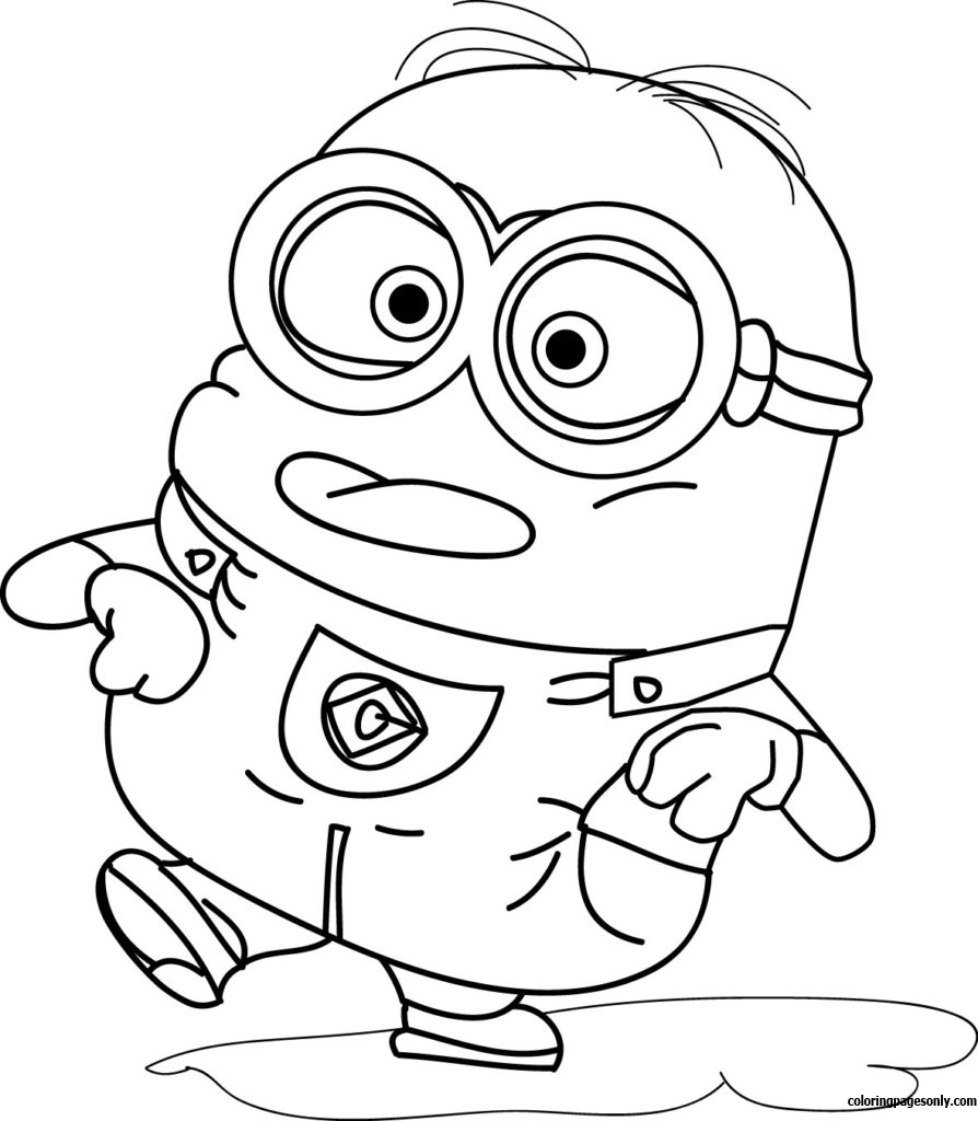 Minion coloring pages