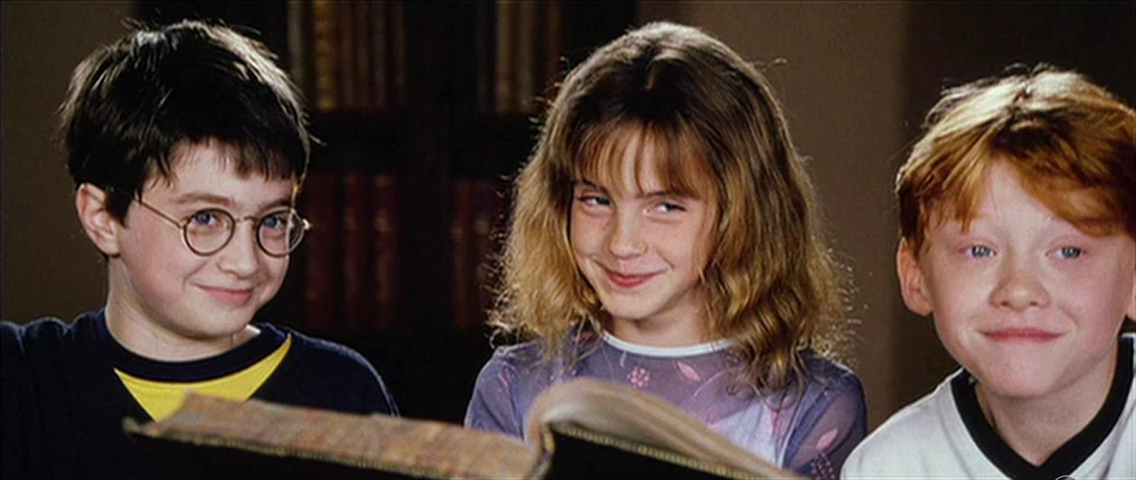 Rupert Grint, Emma Watson y Daniel Radcliffe Joven Harry Potter