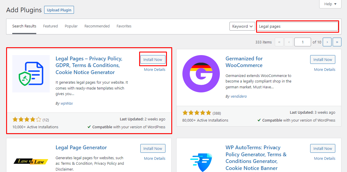 Installing the 'Legal Pages' plugin gives you an ideas on how to create a privacy policy page