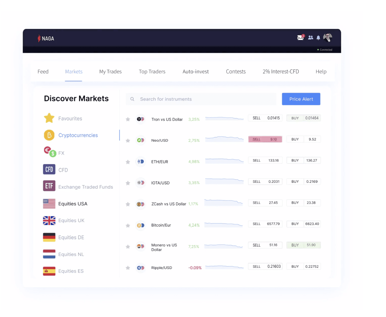 NAGA WebTrader