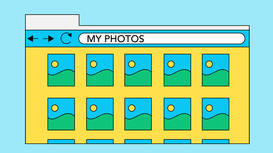 storing photos in the cloud