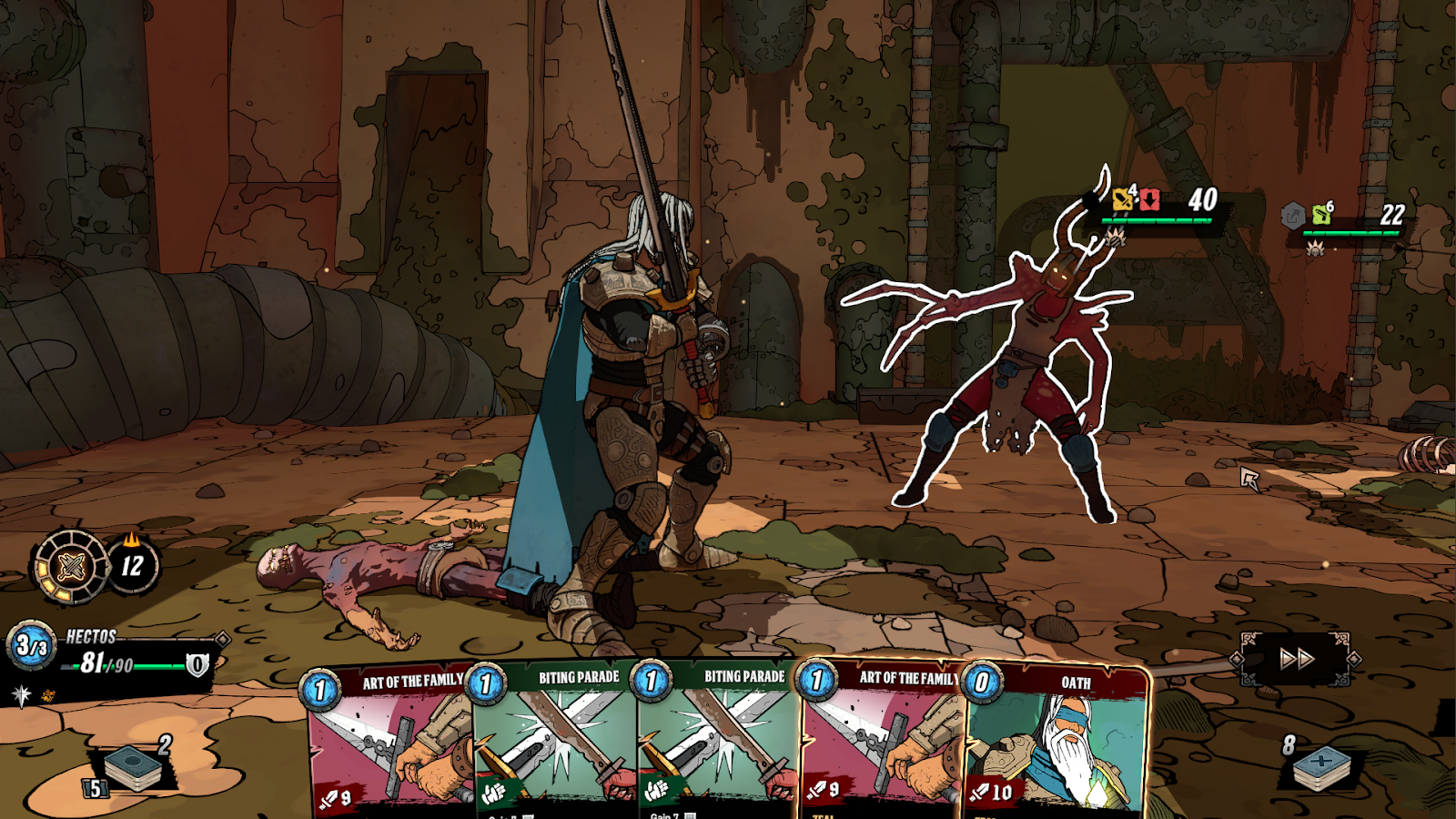 Beneath Oresa' is a Stylish Roguelike That Combines Deck-Building with Fighting Games