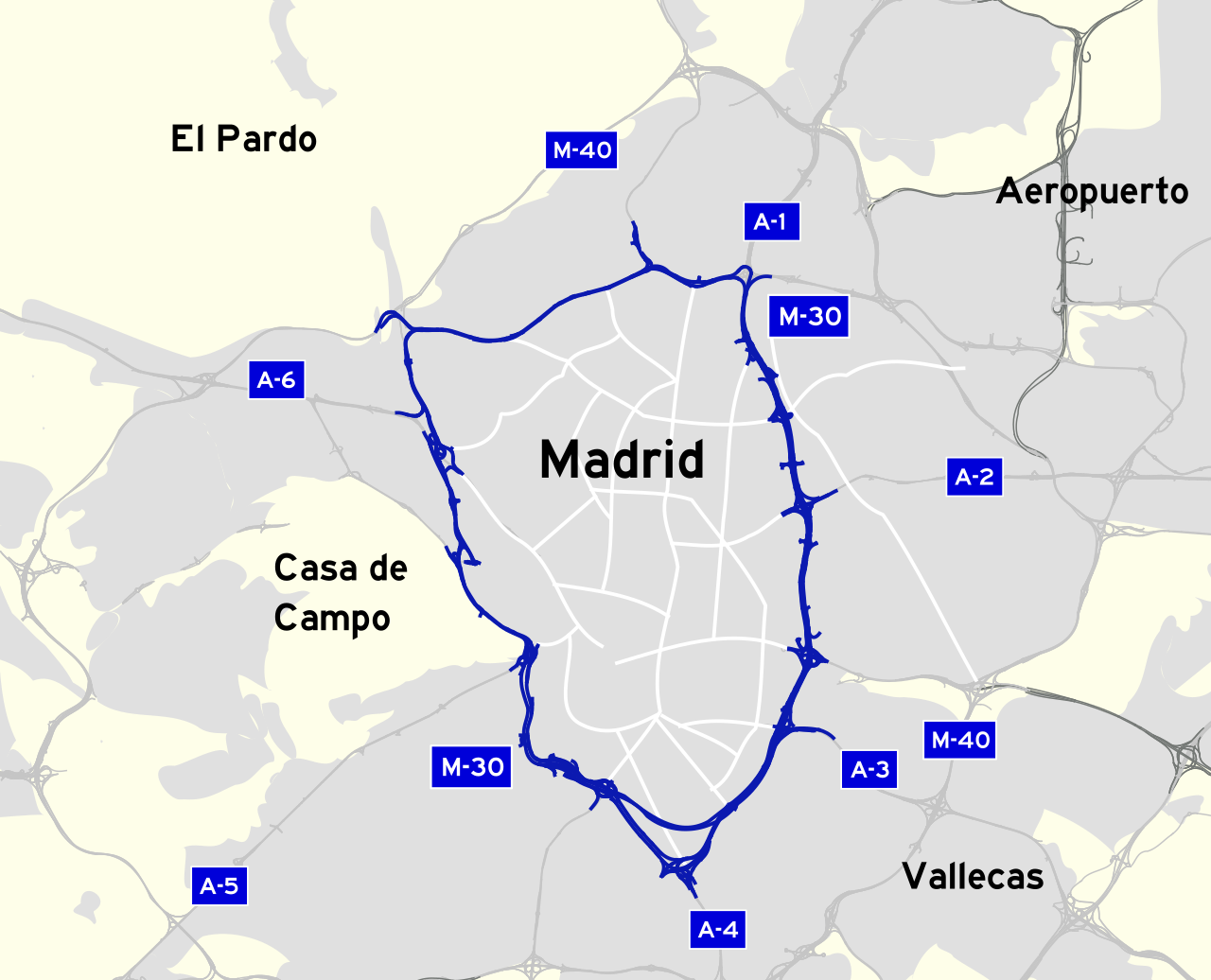 exterior de la m-30