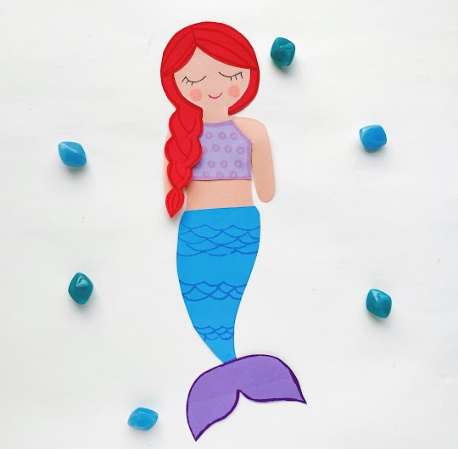 Mermaid Papercraft for kids