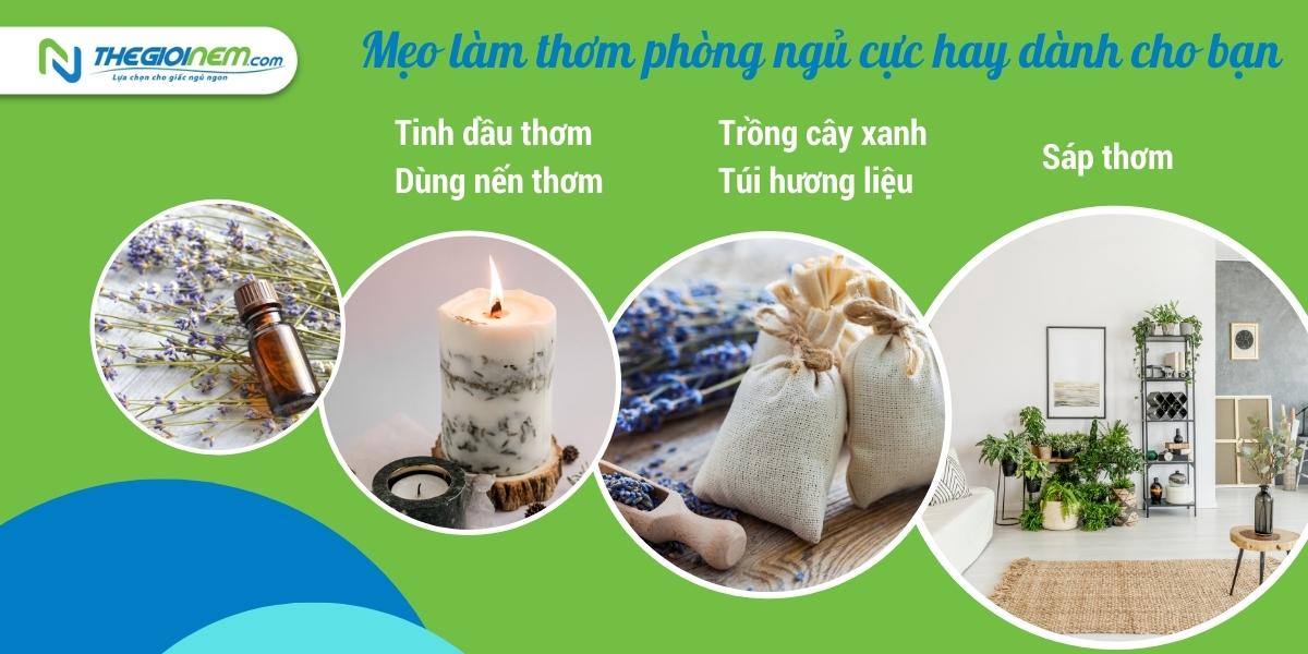 Cách làm thơm phòng ngủ cực hay mà bạn nên biết