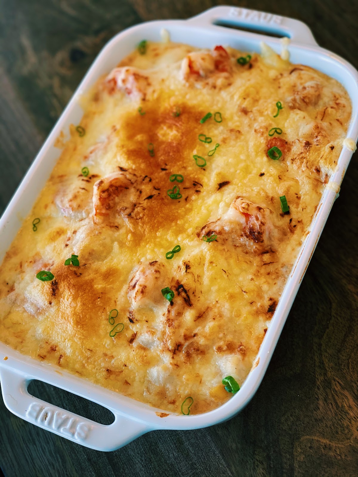 Creamy Seafood Baked Rice - Tiffy Cooks
