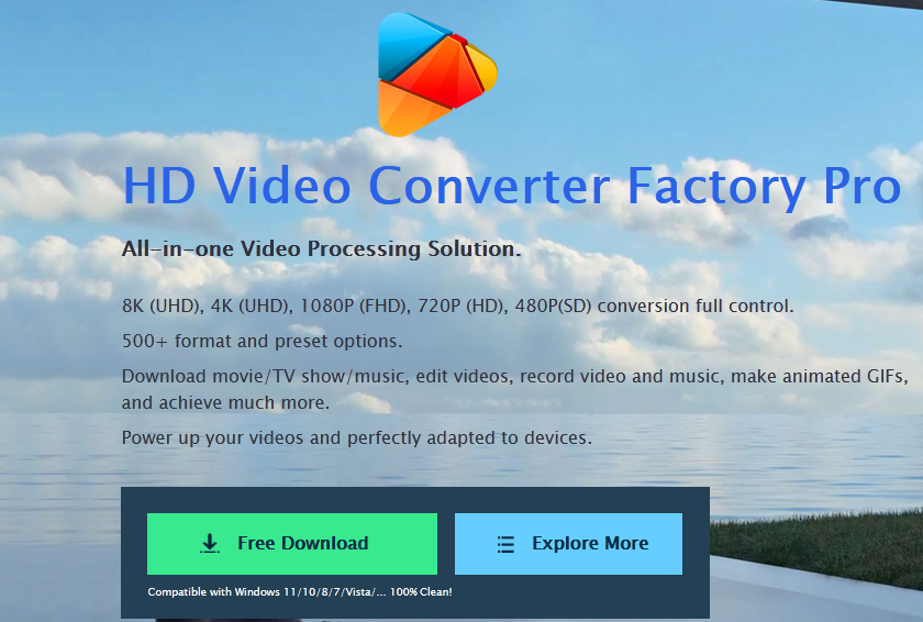 WonderFox HD Video Converter Factory features