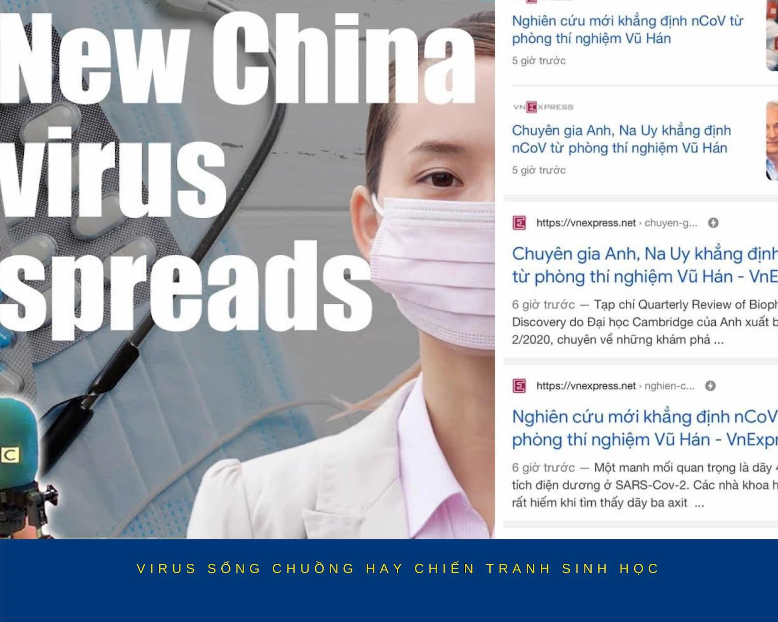 VIRUS SỔNG CHUỒNG HAY CHIẾN TRANH SINH HỌC 