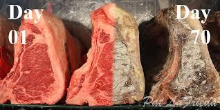 maturação a seco dry aged estágios da maturação da carne