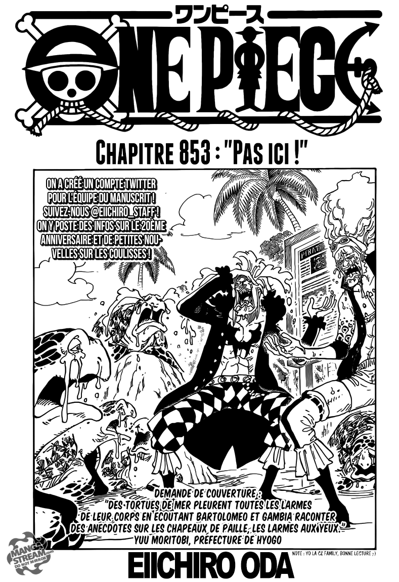 One Piece: Chapter chapitre-853 - Page 1