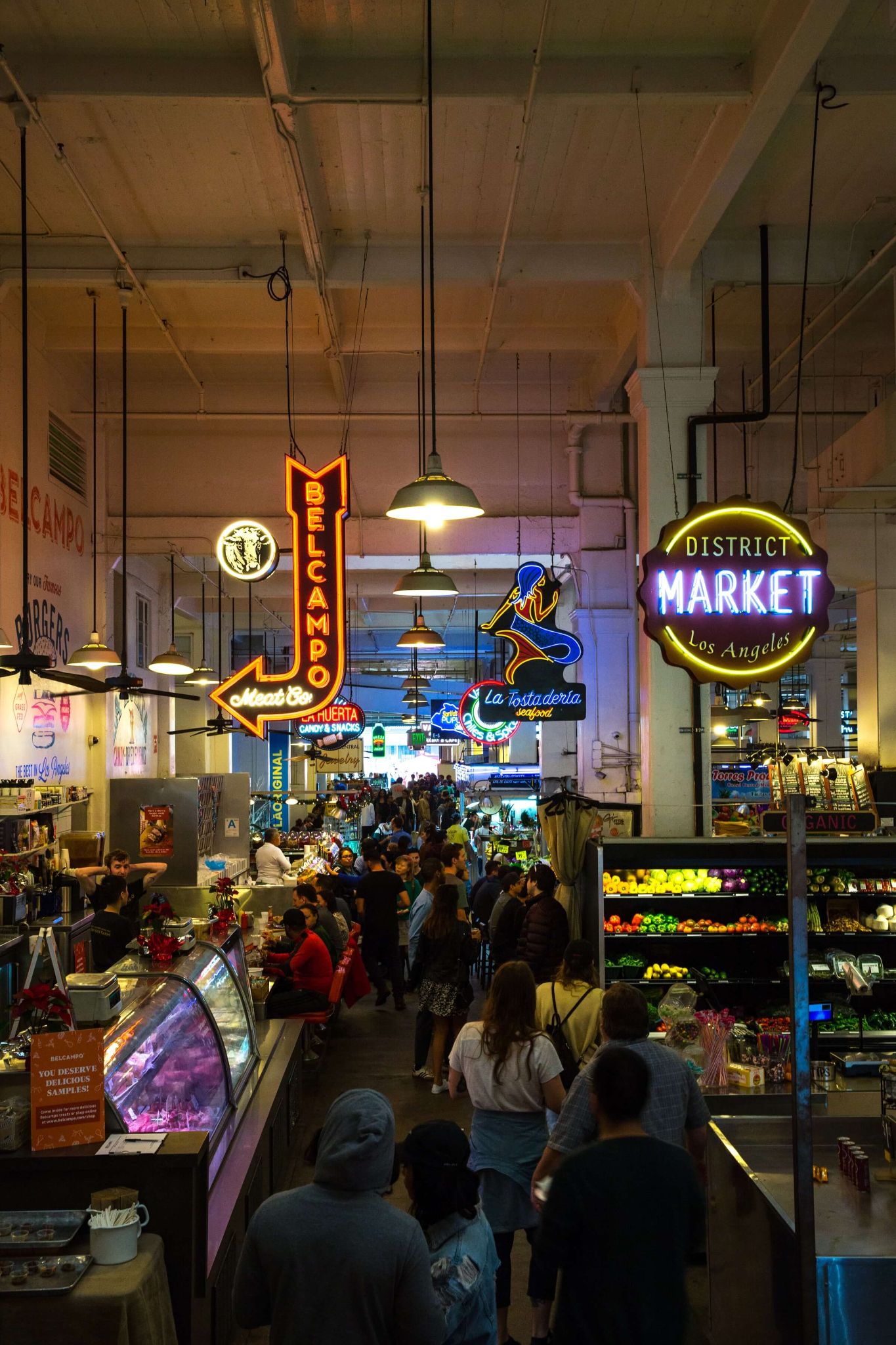 5 days in Los Angeles itinerary, grand central market, food market