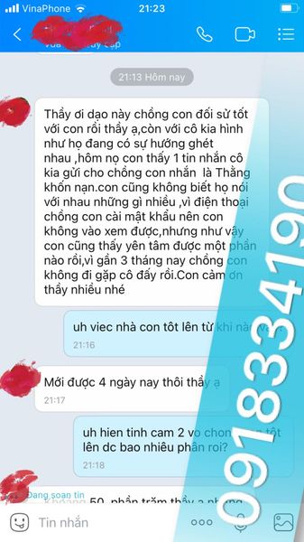 
Cách đó người yêu hết giận qua tin nhắn