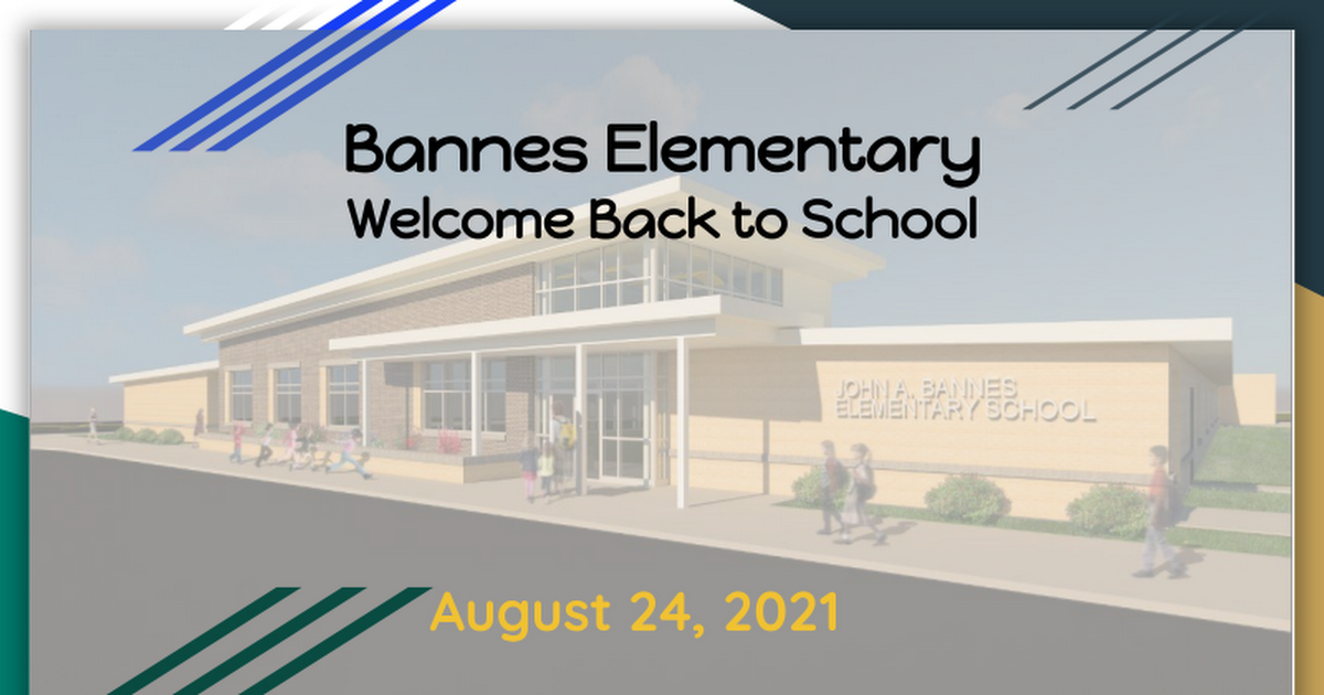 Bannes Welcome to School 21/22