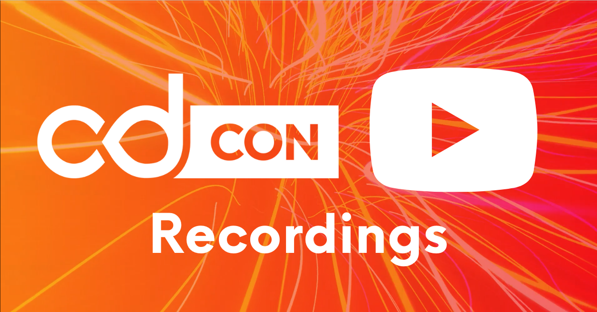 cdCon recordings