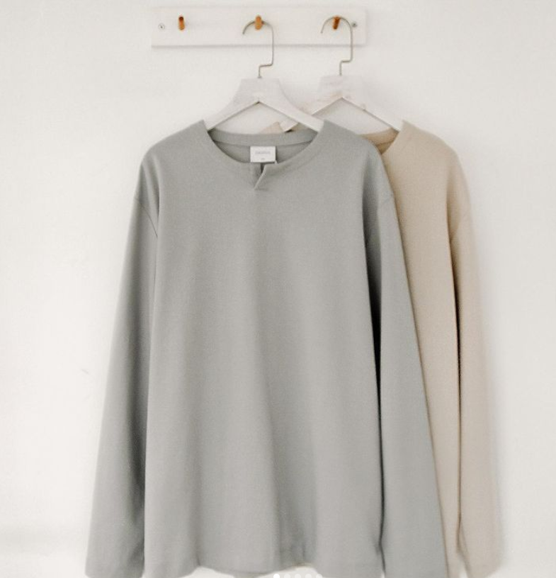 Áo dài tay nam mùa đông tại GREY.B với chất liệu ấm áp, mềm mại