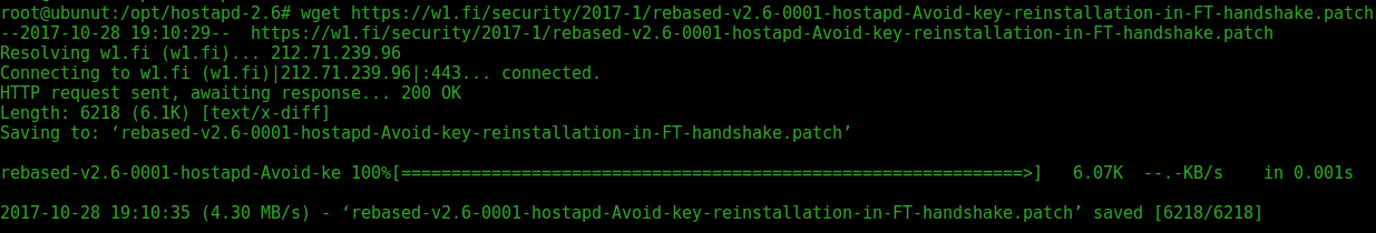 KRACK, KRACK Attacks, KRACK Vulnerability, wifi security patch, Wi-Fi, KRACK Wi-Fi vulnerability, Wi-Fi WPA2 Security Vulnerable to KRACK Attacks, compile hostapd, compile hostapd 2.6, wpa, wpa2 security, 