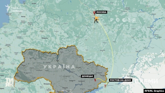 З Донецька дітей перевезли до Ростова-на-Дону, а потім літаком відправили до Москви