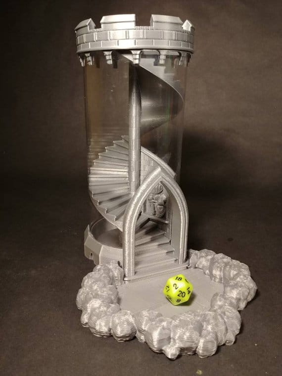 Spiral Staircase Dice Tower