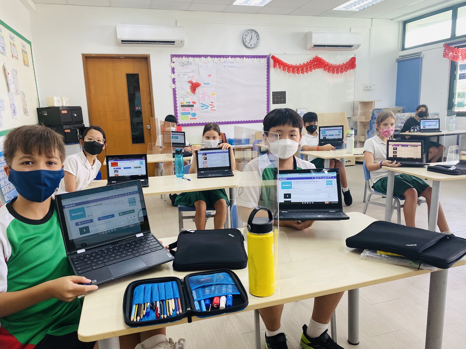 Year 5 students created their own Lunar New Year quizzes after researching some Lunar New Year facts