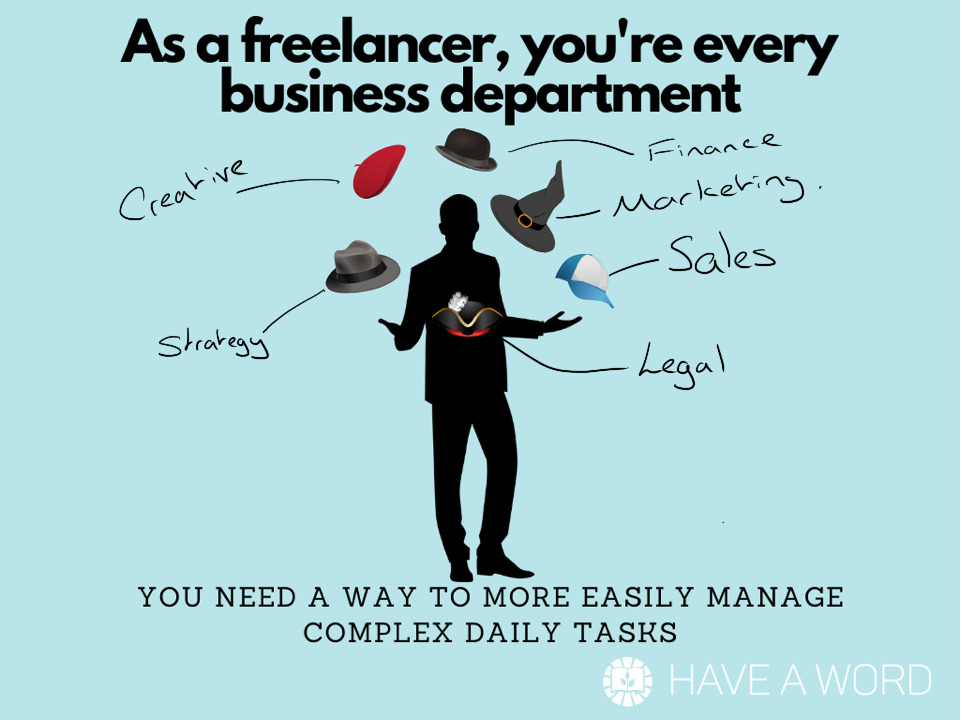 you do everything as a freelancer