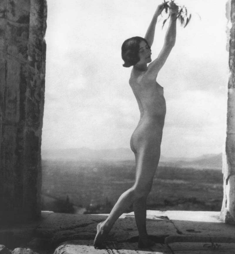 Nelly photographer Nelly, Mona Paiva in the Parthenon, 1927, Benaki Museum, Athens, Greece.