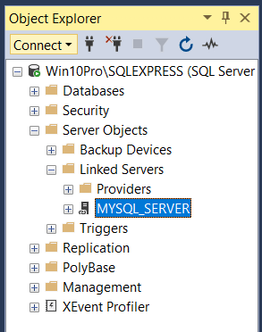 MySQL to SQL Server - Linked Server Folder | Hevo Data