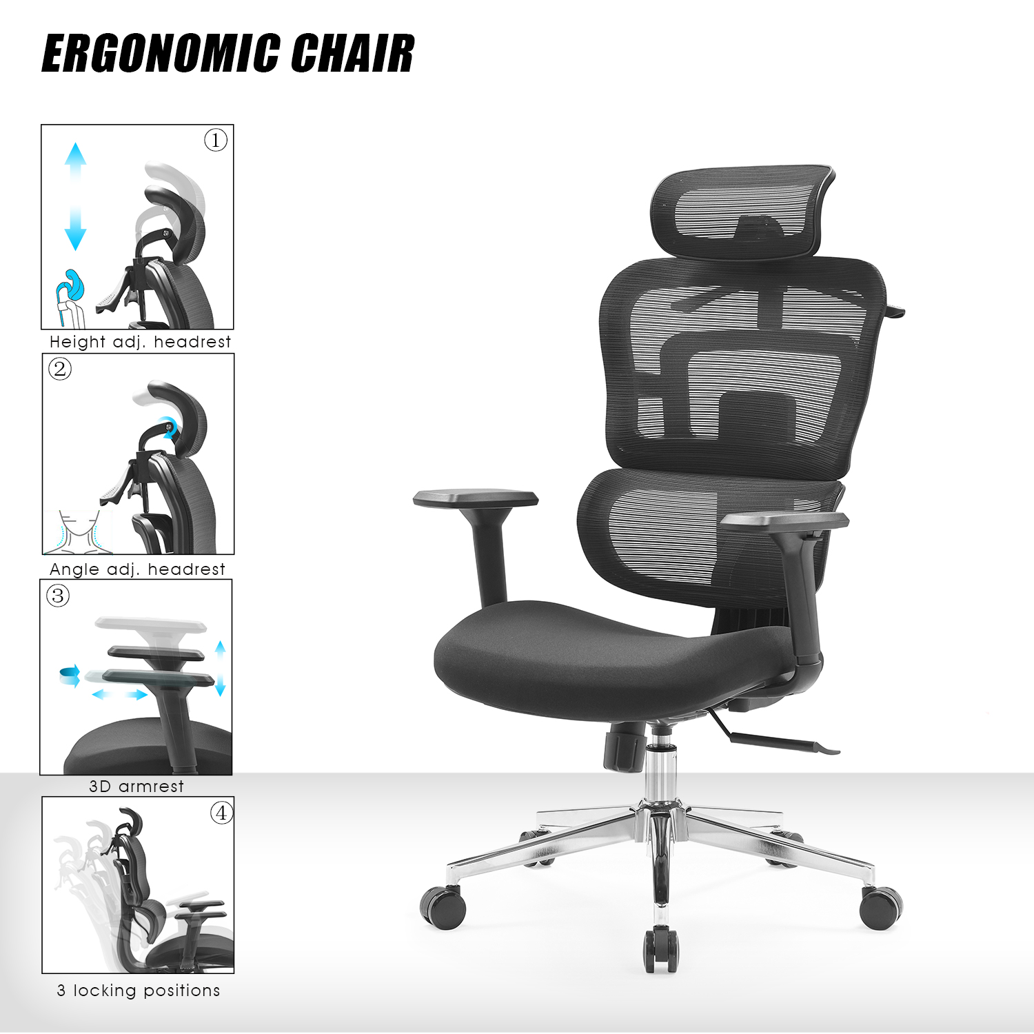 ergonomic chair adjustability
