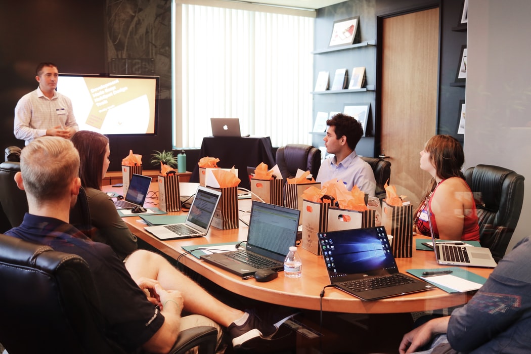 healthy workplace culture meeting space