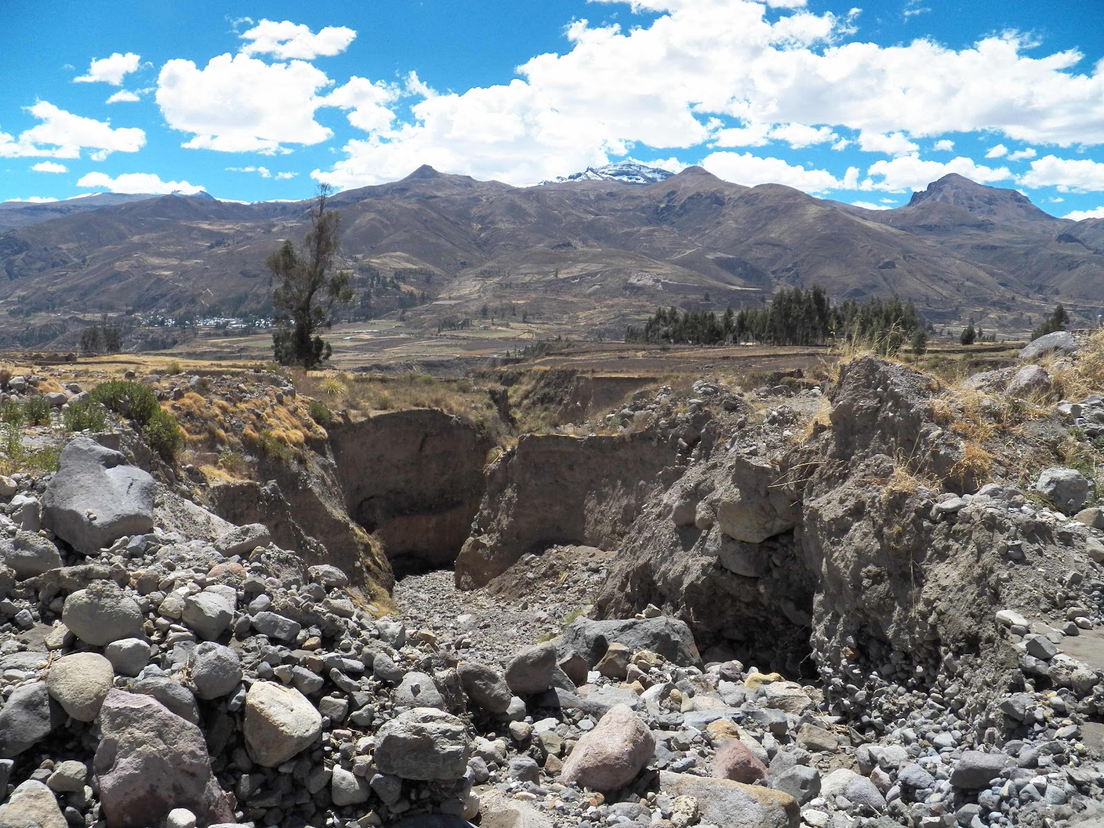 Earthquake, Colca Canyon, Peru