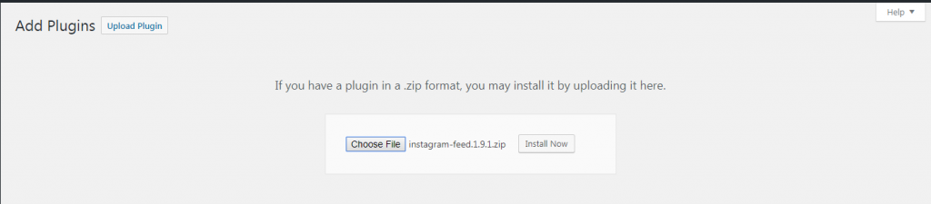Uploading a plugin from a Zip file