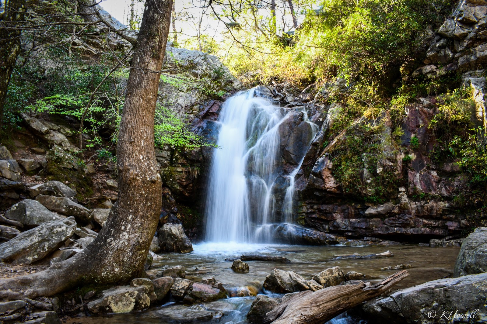 Peavine Falls at Oak Mountain State Park in Pelham, Alabama