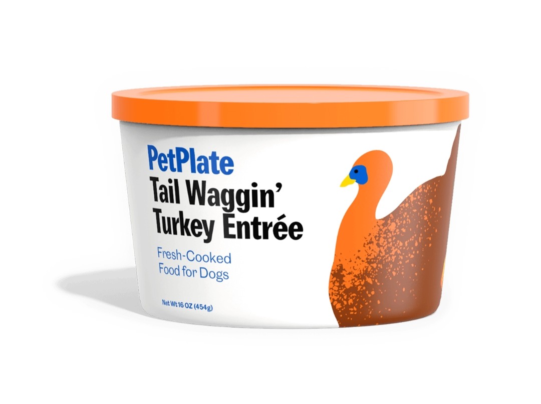 Pet Plate Tail Waggin Turkey
