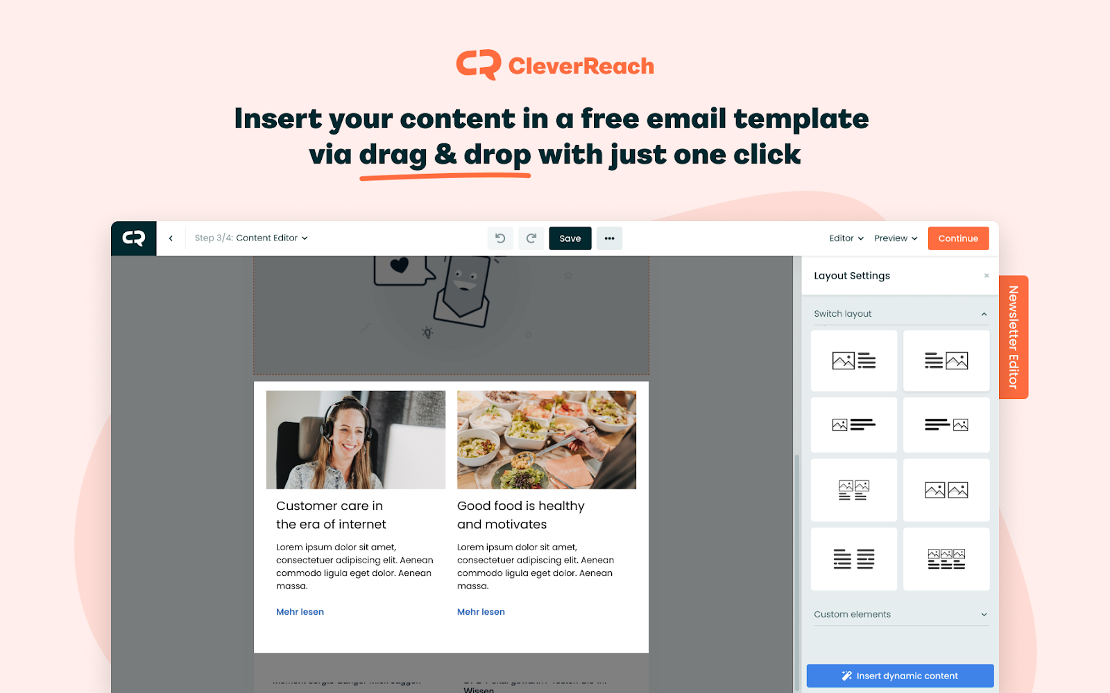 Cleverreach responsive email templates