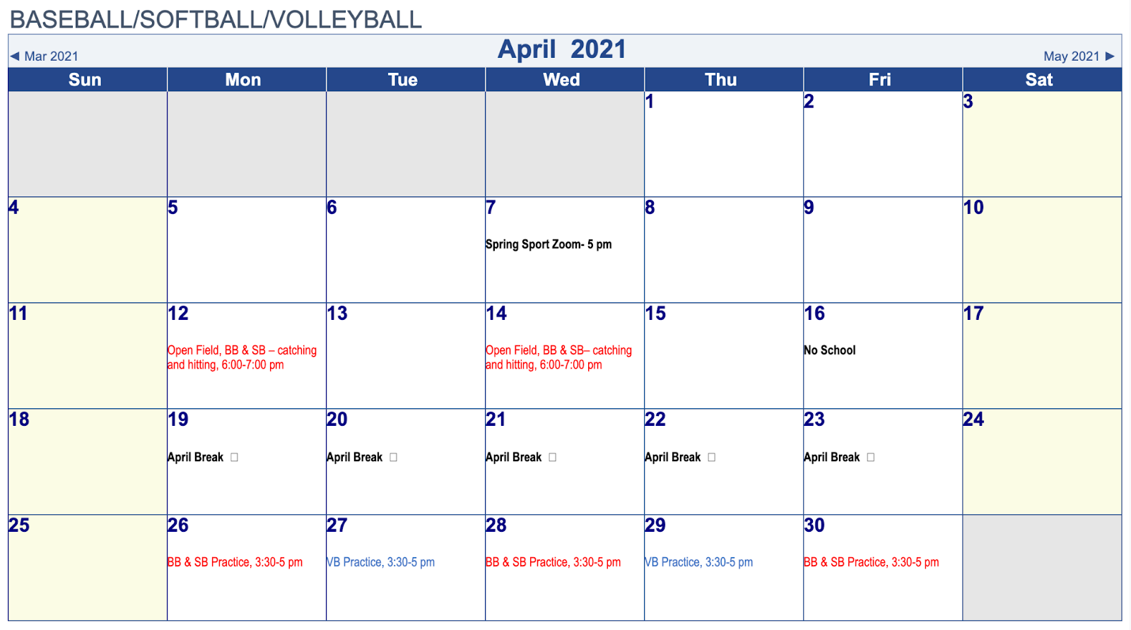 St. Albans City School Daily Announcements: SPORTS AND OPEN DOORS 