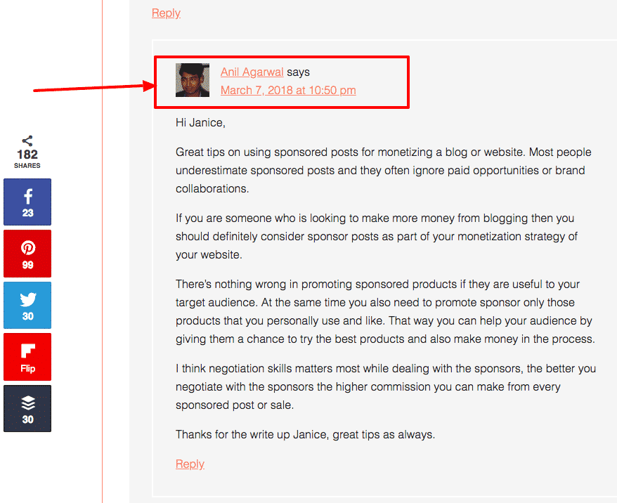 lengthy comments