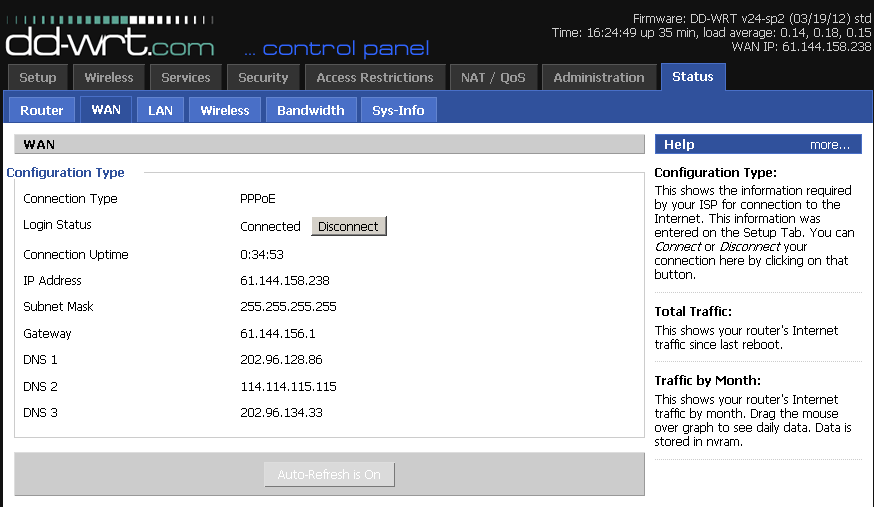 whr-g300nv2-WAN Status