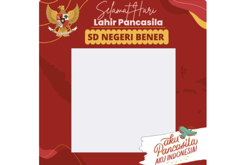 Template Twibbon Hari Lahir Pancasila 2022