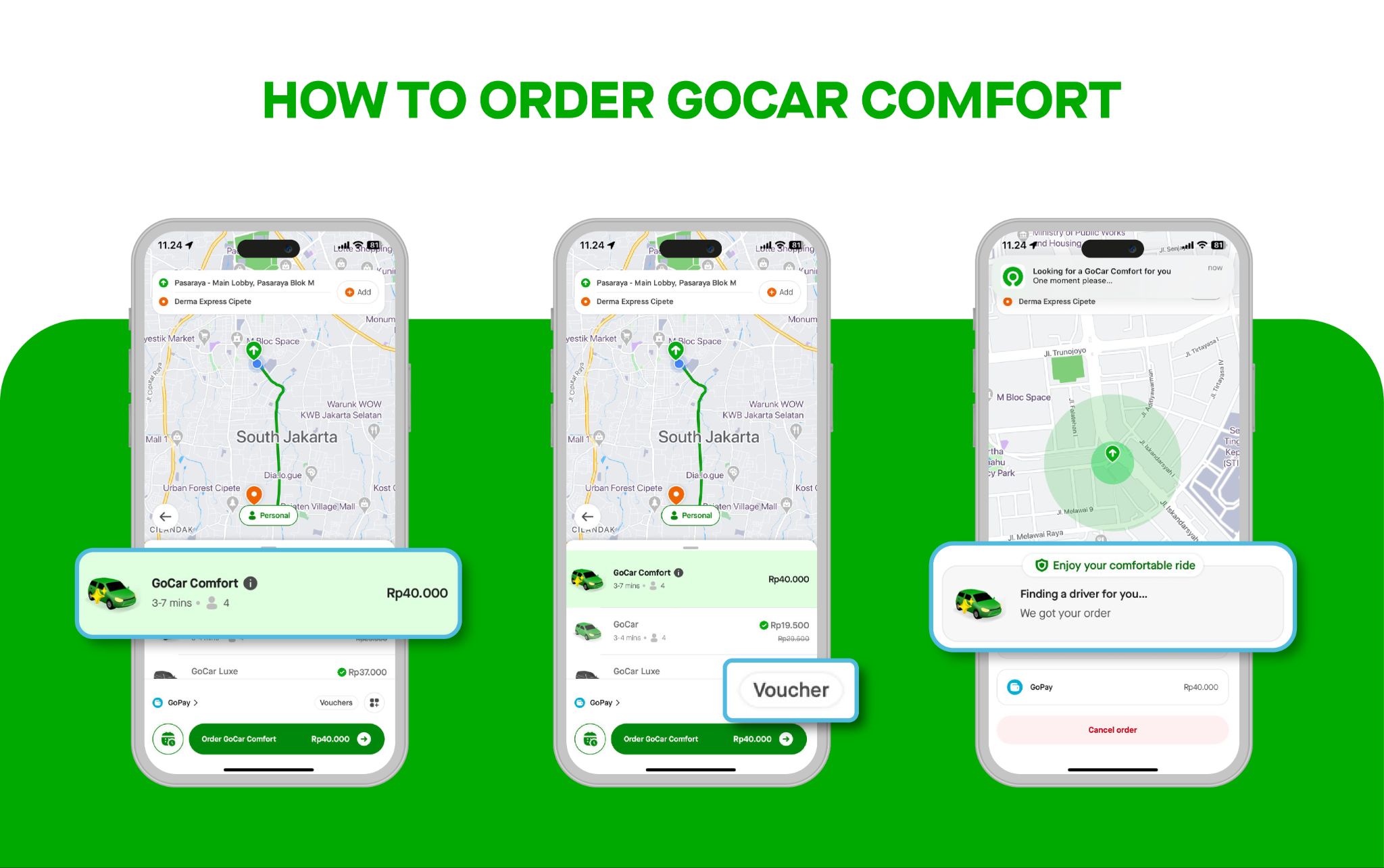 Travel More Comfortably with GoCar Comfort