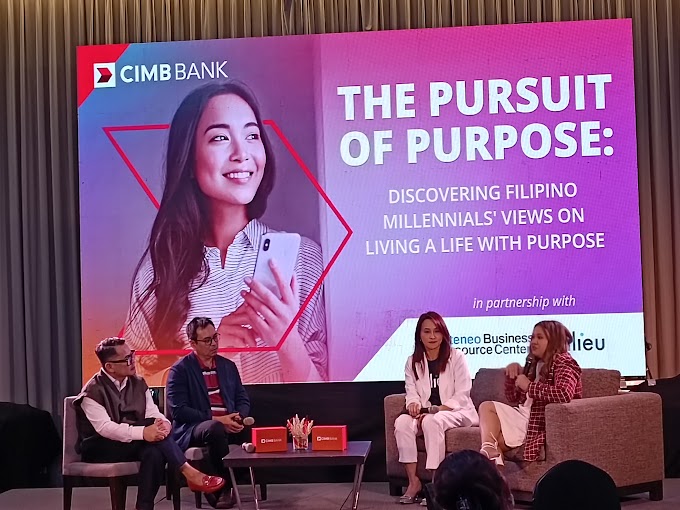  1 in 2 Filipino millennials surveyed claim  they are not actively pursuing their life  purpose; financial limitations cited as the  biggest barrier - CIMB study finds