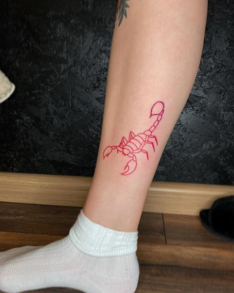 Red Scorpio Tattoo