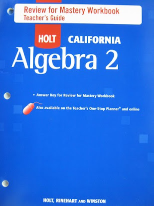 Holt Algebra 2 Homework Practice Workbook